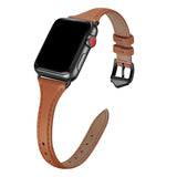Thin Grain Leather Strap For Women