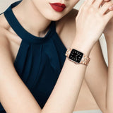 Stainless Steel Watch Band Seven Beads