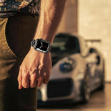 Stainless Steel Watch Band Three Beads