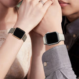 Diamond Pattern Leather Watch Straps