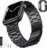 Stainless Steel Watch Band Three Beads