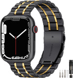Stainlee Steel Watch Band Five Beads