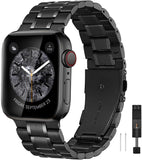 Stainlee Steel Watch Band Five Beads