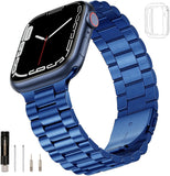 Stainless Steel Watch Band Three Beads