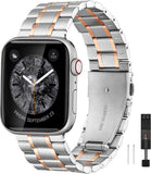 Stainlee Steel Watch Band Five Beads
