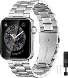 Stainlee Steel Watch Band Five Beads