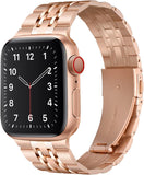 Stainless Steel Watch Band Seven Beads