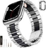 Stainless Steel Watch Band Three Beads