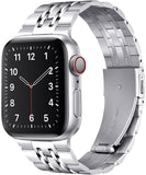 Stainless Steel Watch Band Seven Beads