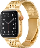 Stainless Steel Watch Band Seven Beads